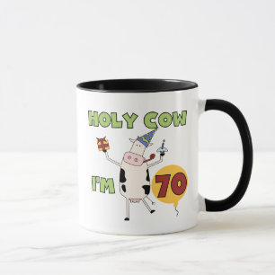 Mug Vache sainte je suis 70 T-shirts et cadeaux