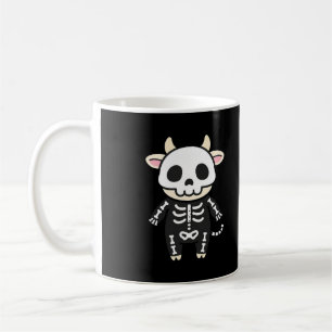 Mug Vache squelette mignonne Halloween