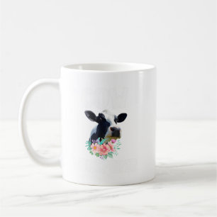 Mug Vache Whisperer Cute Cow Floral Flower Farm G