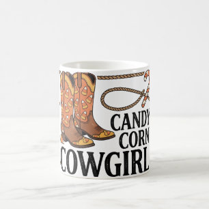 Mug Vachère de bonbons de maïs Halloween western