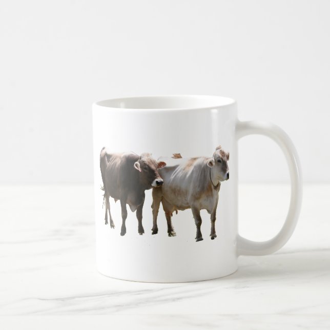 Mug Vaches à Suisse Brown (Droite)