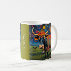 Mug Vaches colorées du Diwali dans des déguisements fe