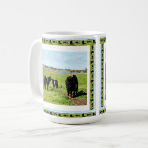 Mug Vaches Galloway Ceinturées, Mère Et Bébé,