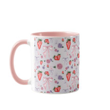Vaches, Roses et fraises Coquette Motif