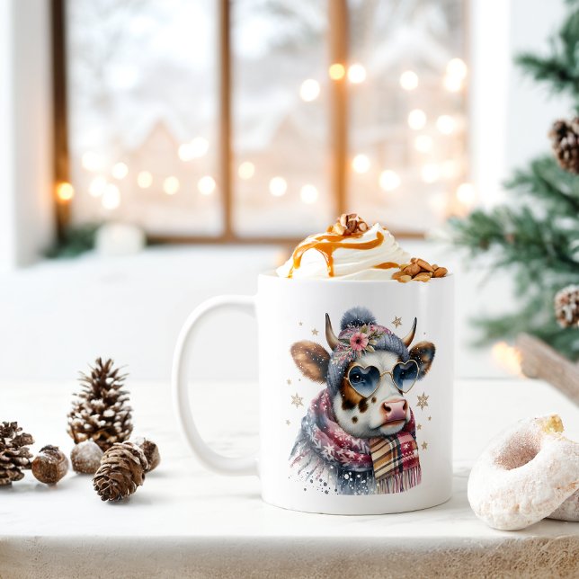 Mug Vaches Vibes d'hiver - (Créateur téléchargé)