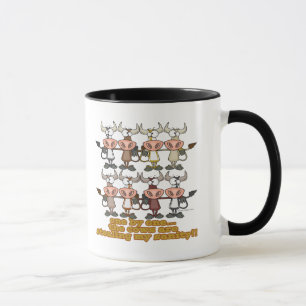 Mug vaches volant ma folie humour dessin animé