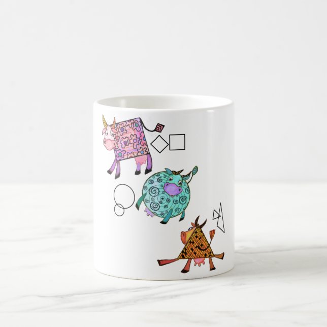 Mug Vaches volantes, boue pour enfants (Centre)