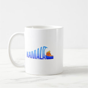 Mug Vague Bleu Kamala Sur Trump Harris Présidente