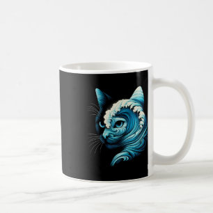 Mug Vague Bleue De Chat Dames Bleu Chats Vague Pour Ka