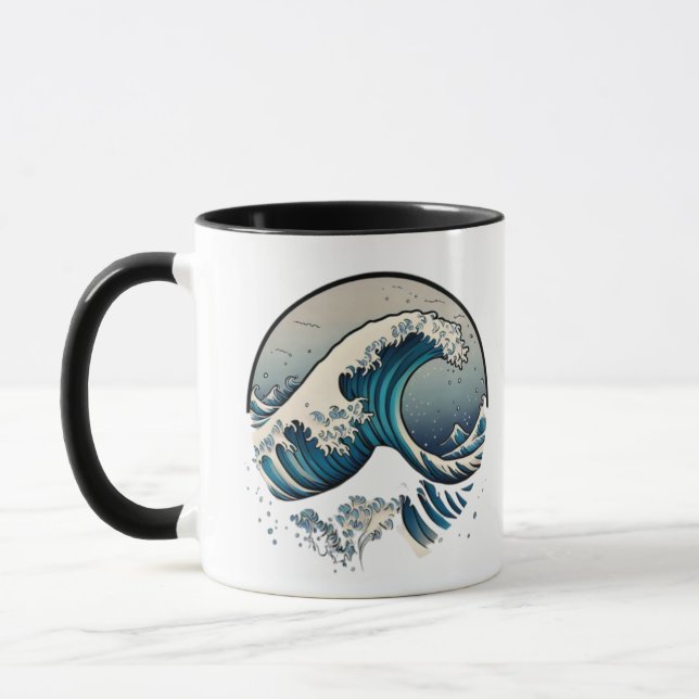 Mug "Vague de crête" (Gauche)