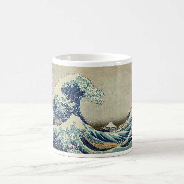 Mug Vague de Kanagawa par Katsushika Hokusai (Centre)