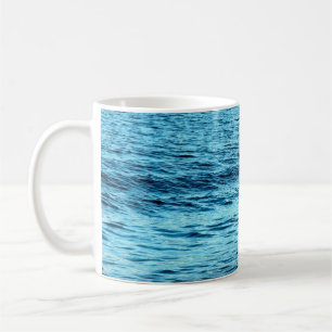 Mug Vague d'eau bleue abstraite fond abstrait, aqua,