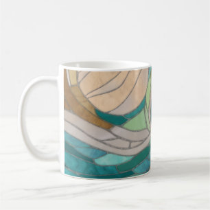 Mug Vague et lune de mosaïque