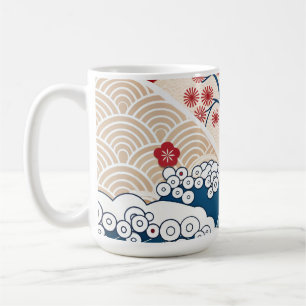Mug Vague Moderne Japonais & Motif Sakura