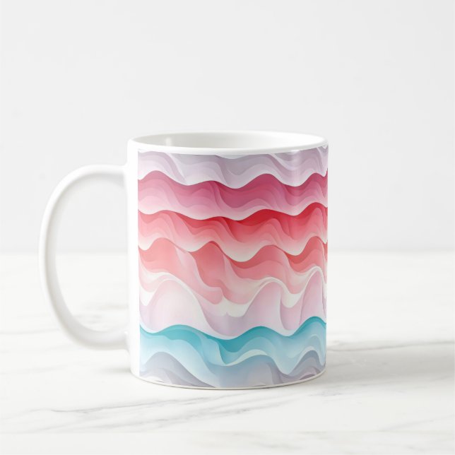 Mug Vague Pastel Abstraite (Gauche)