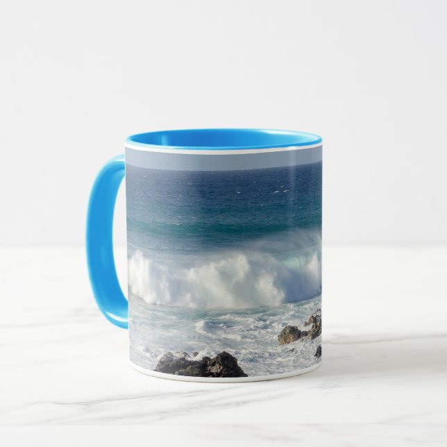 Mug Vagues À Maui, Hawaii Paysage Photographie (Devant gauche)