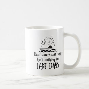 Mug Vagues de bateau Rayons de soleil Y a rien de tel