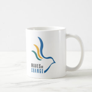 Mug Vagues de café de changement - customisé