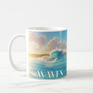 Mug Vagues de force - Inspiré par la mer