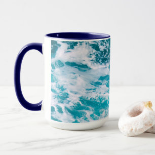 Mug Vagues de l'océan bleu