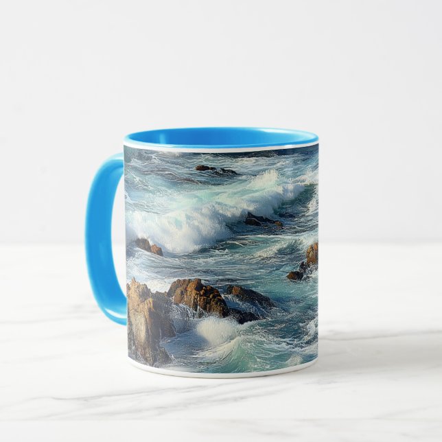 Mug Vagues de l'océan Pacifique (Devant gauche)