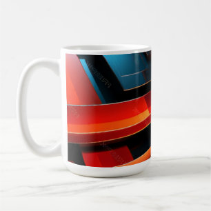 Mug Vagues de ruban abstrait lumineux