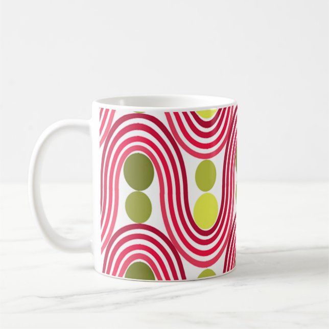 Mug Vagues et cercles (Gauche)