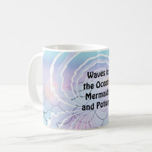Mug Vagues et citations de sirènes