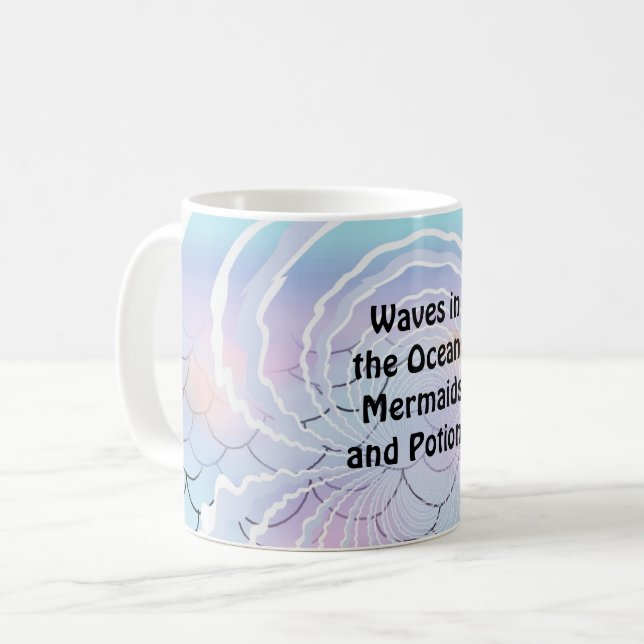 Mug Vagues et citations de sirènes (Devant gauche)
