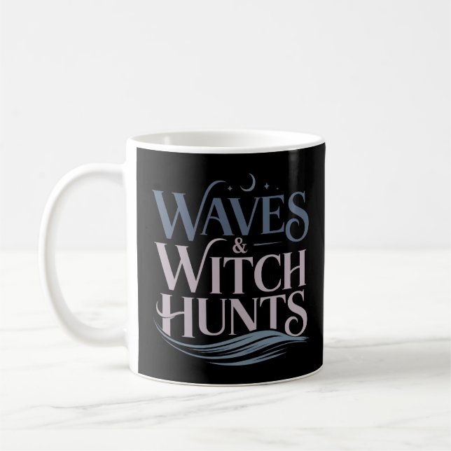 Mug Vagues et Sorcières Chasseuses Livre Fantastique (Gauche)