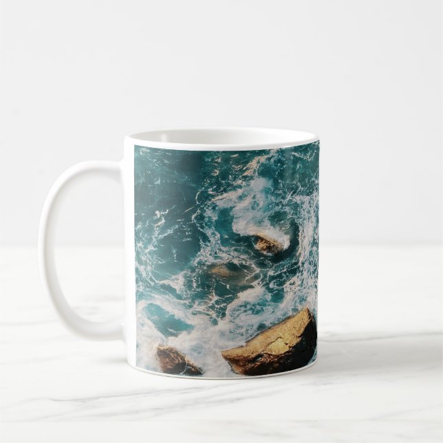 Mug Vagues océaniques, Drôle (Gauche)