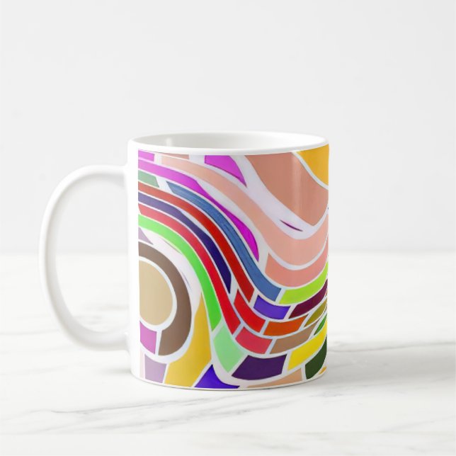 Mug Vagues Pop Arc-en-Ciel (Gauche)