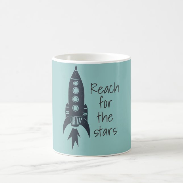 Mug Vaisseau spatial Atteindre les étoiles (Centre)
