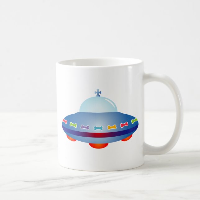 Mug Vaisseau spatial OVNI (Droite)