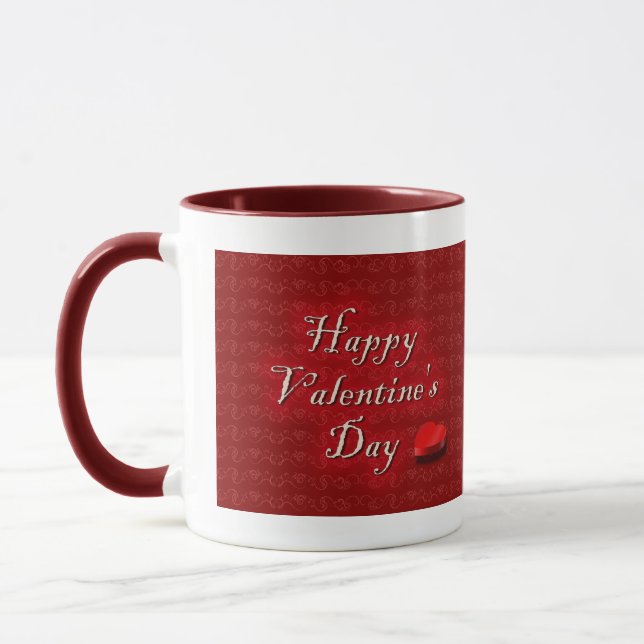 Mug Valentine&apos heureux ; jour de s (Gauche)