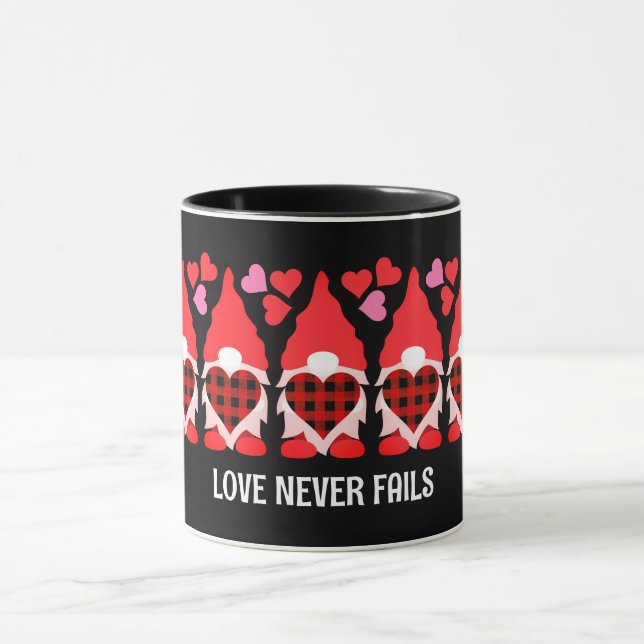 Mug VALENTINE GNOME L'amour n'échoue jamais (Centre)