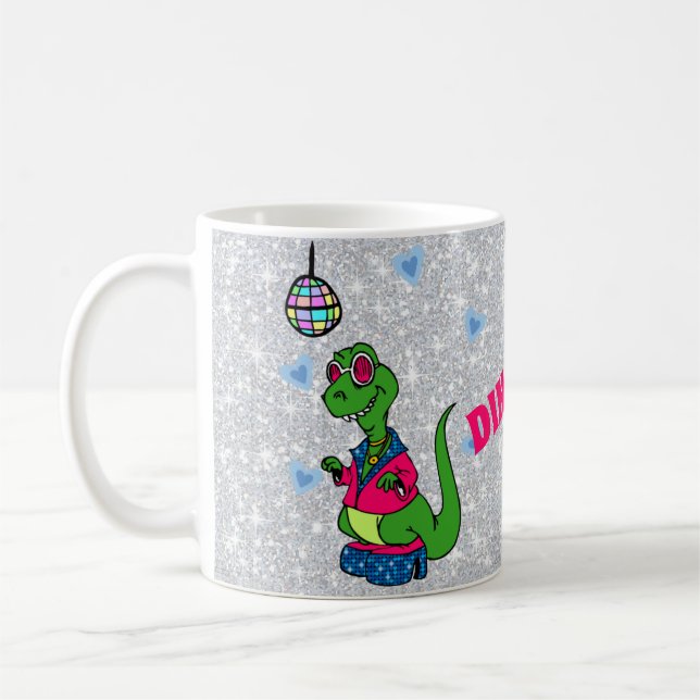 Mug Valentine Je pense que vous êtes Dino-Mite, dinosa (Gauche)