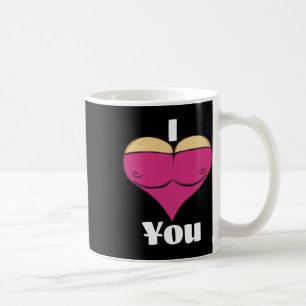 Mug Valentine Je T'Aime Avec Big My Big Breast Heart