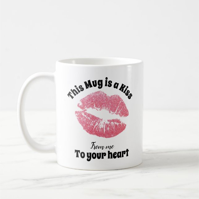 Mug Valentine moderne (Gauche)