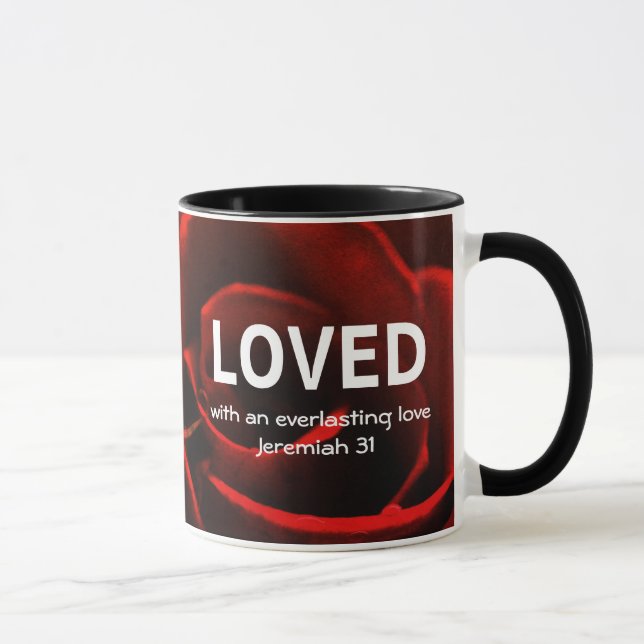 Mug Valentine | Rose rouge | AIMÉ | Christian (Droite)