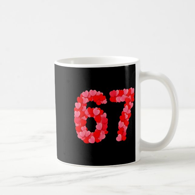 Mug Valentine’s Day 67 Meme Funny Six Seven 6 7 Valent (Droite)