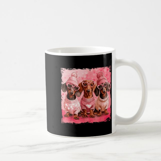 Mug Valentine’s Day Dog Cute Dachshund Dogs For Dog Mo (Droite)