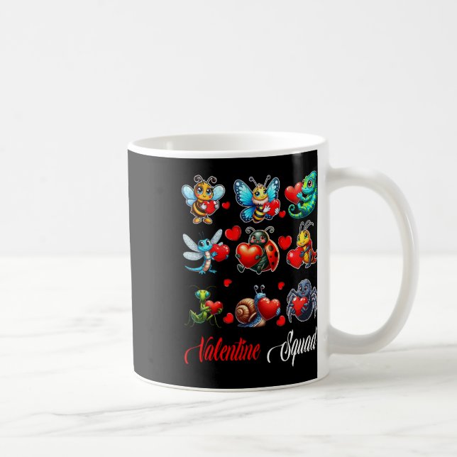Mug Valentine Squad Insects Bee Butterfly Ladybug Hold (Droite)