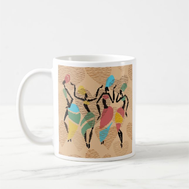 Mug Valentines africaines, motif femme africaine (Gauche)