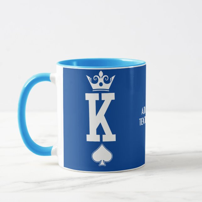 Mug Valentines Couples Amusants Valentines King (Gauche)