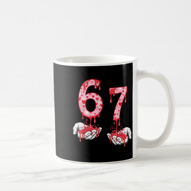 Mug Valentines Day 67 Meme Six Seven 6 7 Valentine Hea (Droite)