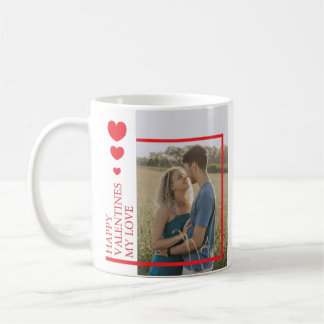 Mug Valentines Day Hearts Custom Photo