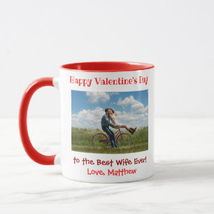 Mug Valentines Day Meilleure Femme Jamais mignonne Cou