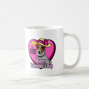 Mug Valentines de Jack Russell Terrier