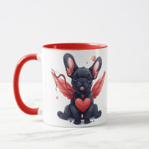 Mug Valentines French Bulldog Cupid